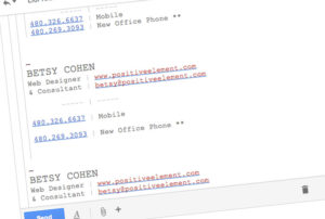 Gmail Signature Frustrations